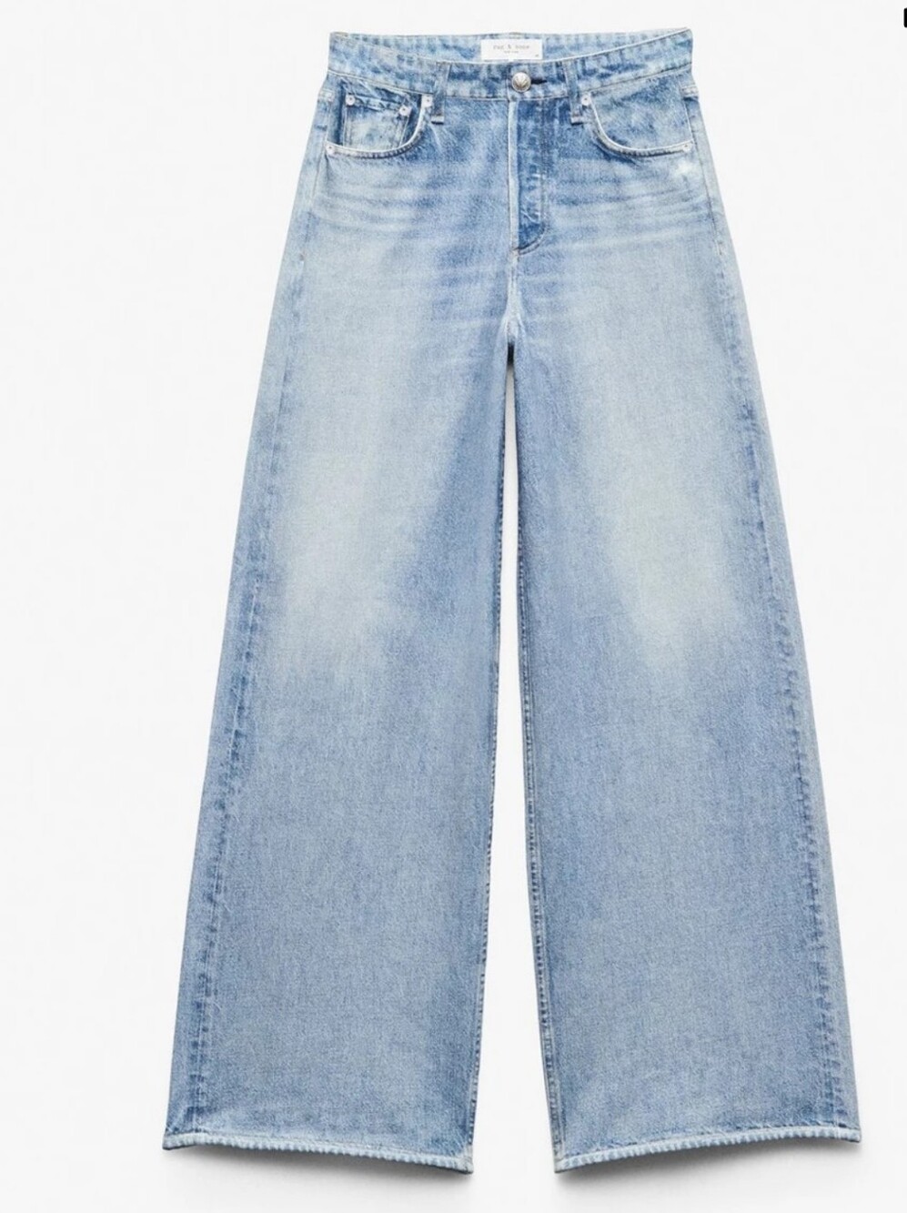 Rag & Bone Miramar Terry Sofie Wide Pant In Raily
